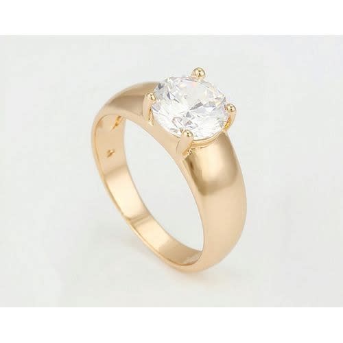18k Gold Ring With Diamond