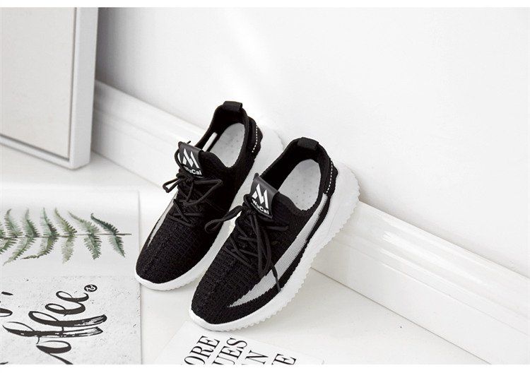 Sneaker Womens Jogging Sepatu Pria For Krasovki Running Shoes Sport-Black