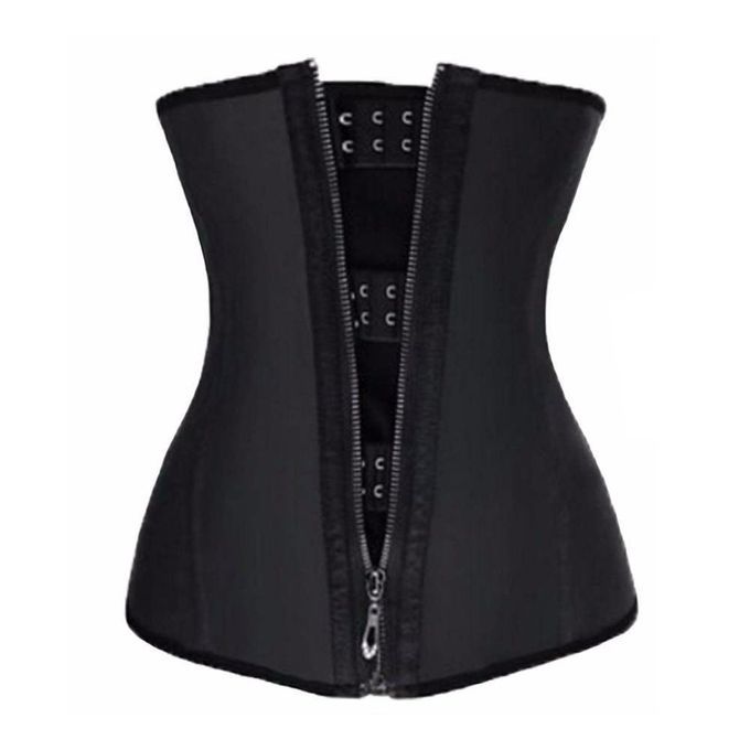 Waist Trainer Belt Body Shaper Breathable Women Corsets Top Slimming Belt-black-XL