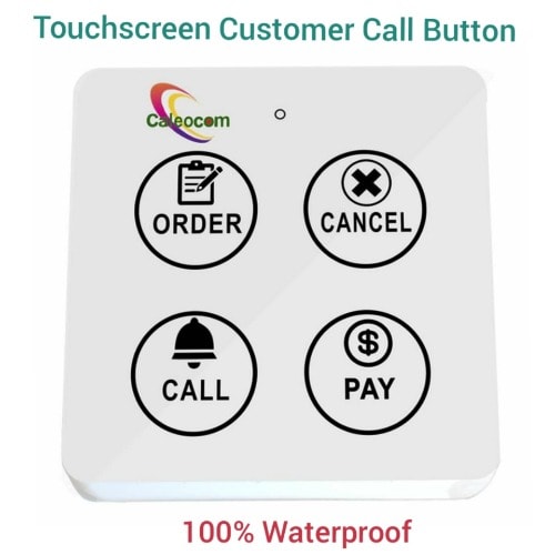 Customers Wireless Touchscreen/ Service Call Button For Hotel Restaurant And Bars.