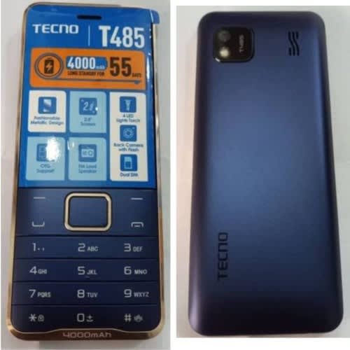T485 Feature Phone - 2.8" - Dual Sim - 4000mAh - FM Speaker - Blue
