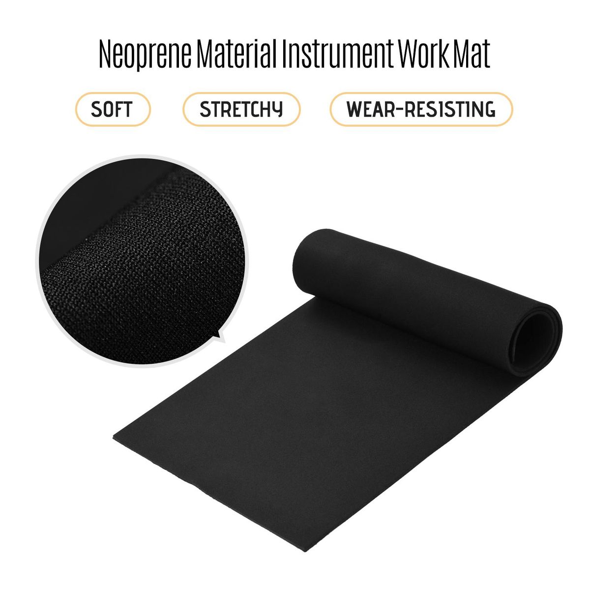 Instrument Work Mat for Luthier Guitar Bass Ukulele Repairing Maintenance