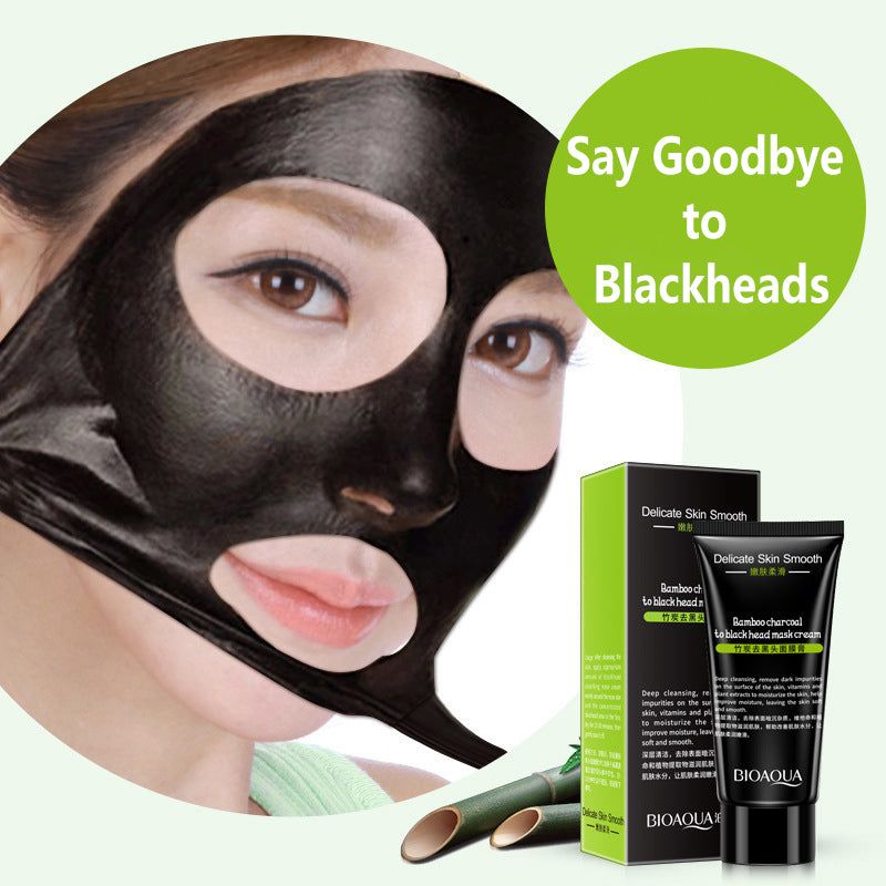 Activated Blackhead Removal Bamboo Charcoal Black Face Mask
