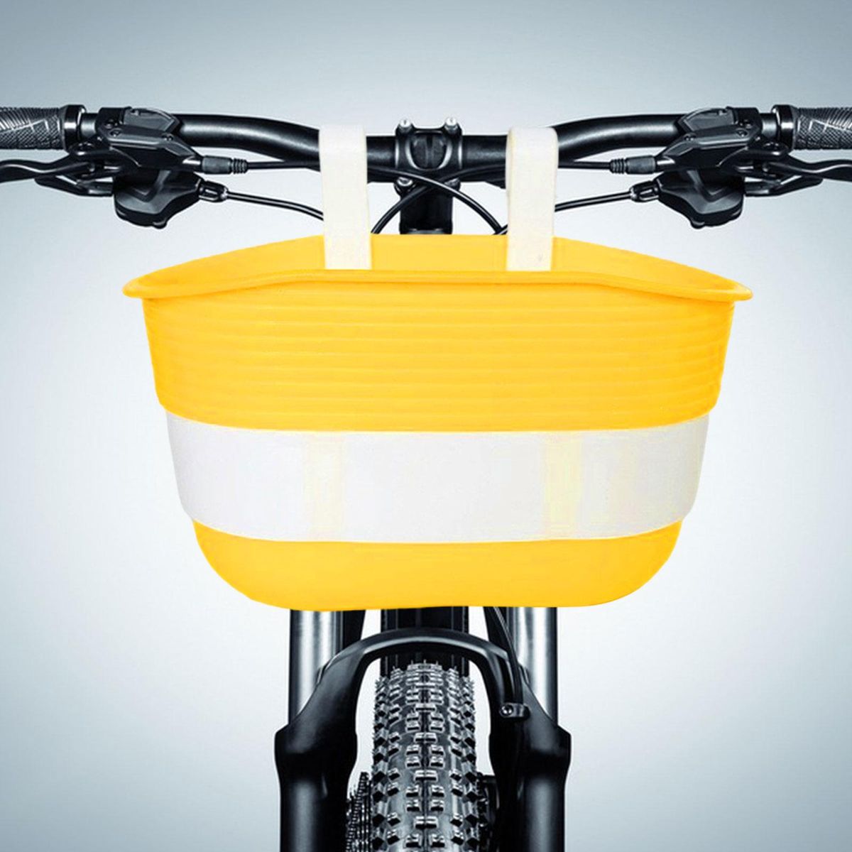 Kids  Basket Children Bike Storage Basket For Picnic Yellow
