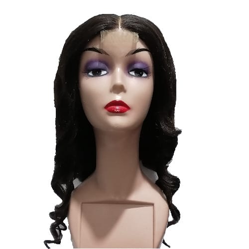 Brazilian Human Hair Wig B/w - 24"