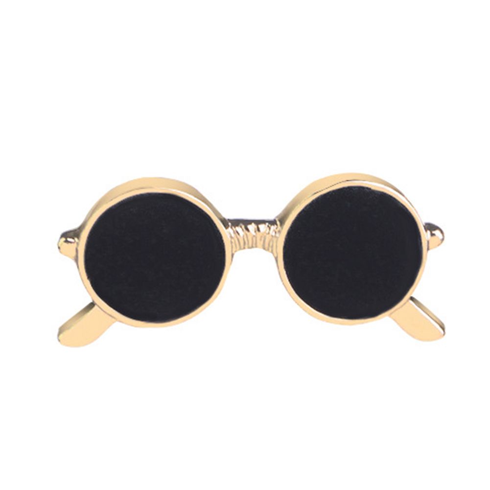 Sunglasses Men's Badge Brooch Pin Lapel Pin Bag Shirt-Golden