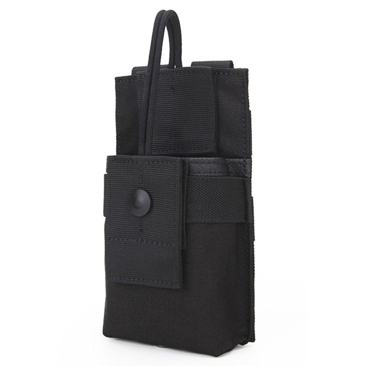 Talkie Holder Bag Outdoor Camping Interphone Carry Bag Black