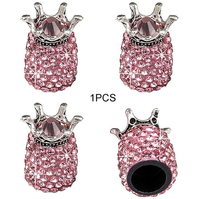 Reative  Rown Diamond-studded Va E  Ap Universal Automotive Va E  Ore  Ap-pink-7.5*15*19mm