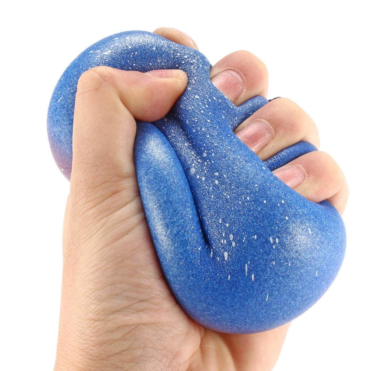 Galaxy Bun Bread Scented Squishy Slow Rising Squeeze Strap Kids Toy Gift # Starry Sky Starry Sky