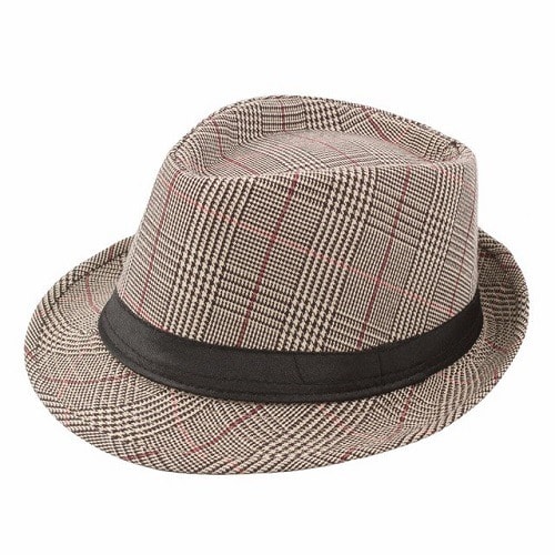 Men's Jazz Fedora Hat - Brown