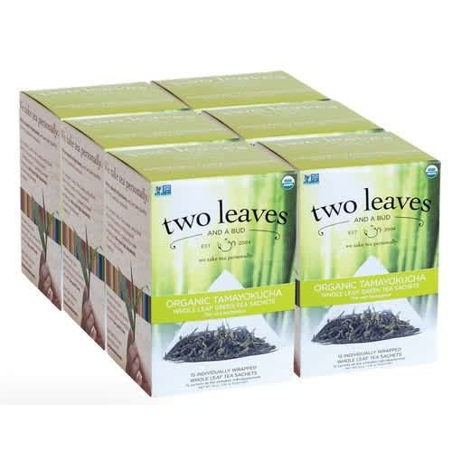 Tamayokucha Green Tea Bags - 15 Sachets X 6