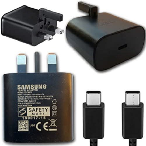 Samsung 18w Usb-c Fast Charging Power Adapter With Type-c To Type-c Cable