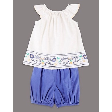 2 Piece Top and Short Outfit