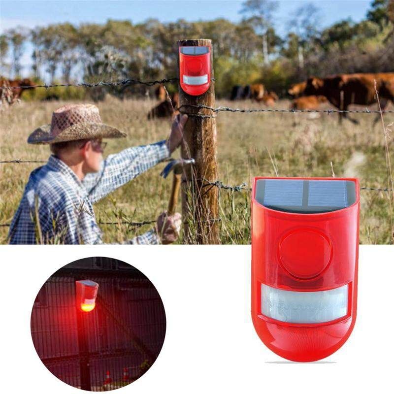 Solar Warning Light Burglar Alarm Solar Energy