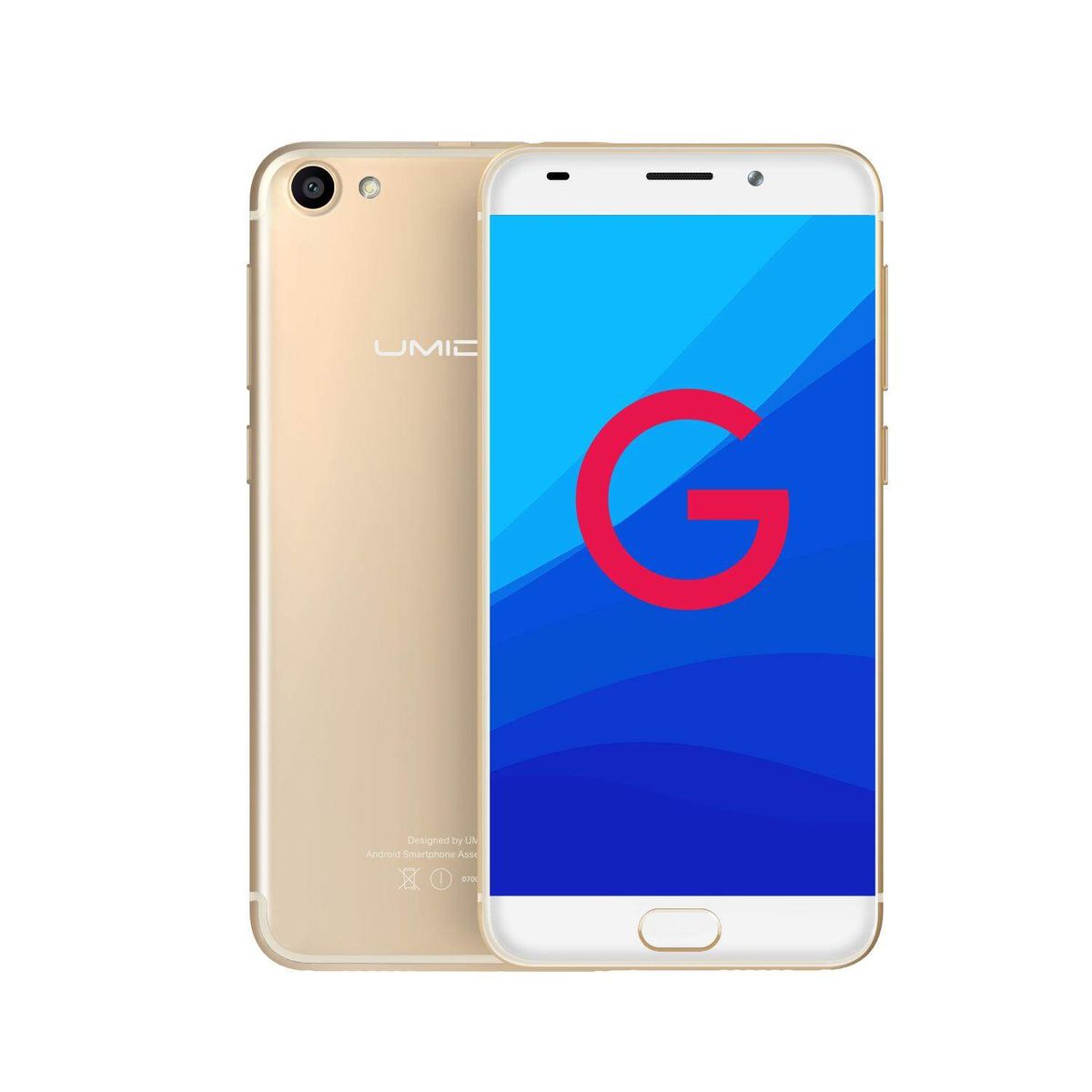 UMIDIGI G 5 Inch 2GB RAM 16GB ROM MTK6737 Quad Core 4G Smartphone Gold