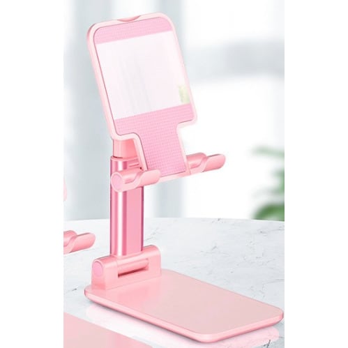 Phone Stand With Mirror - Pink