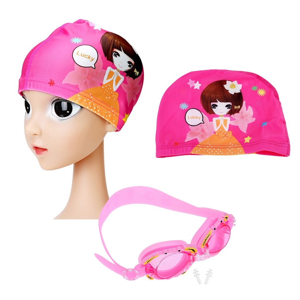 Kids Swim Cap Waterproof Swimming Pool Hat And Girls Google