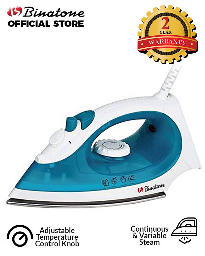 Smoother Gliding Steam Iron (SI-1605) - Blue