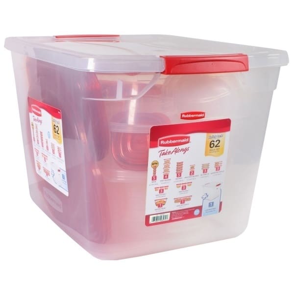 Rubbermaid Takealongs Food Storage Set -62 Piece