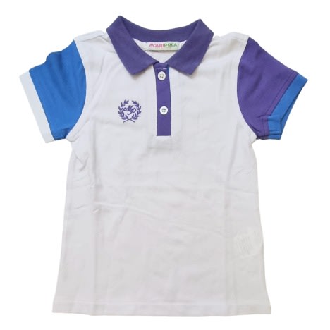 Vibrant Multicolour Polo Top Girls