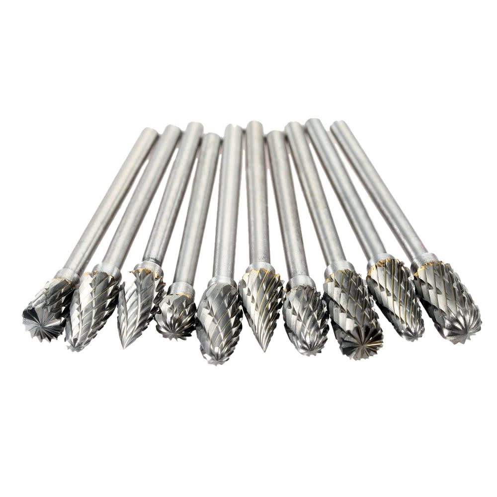 Electric Grinding Accessories 10pcs 0.12*0.24inch Tungsten