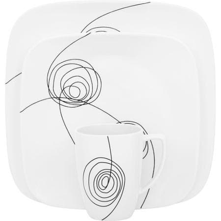 Corelle Scribble Line 16pcs Dinnerware Set