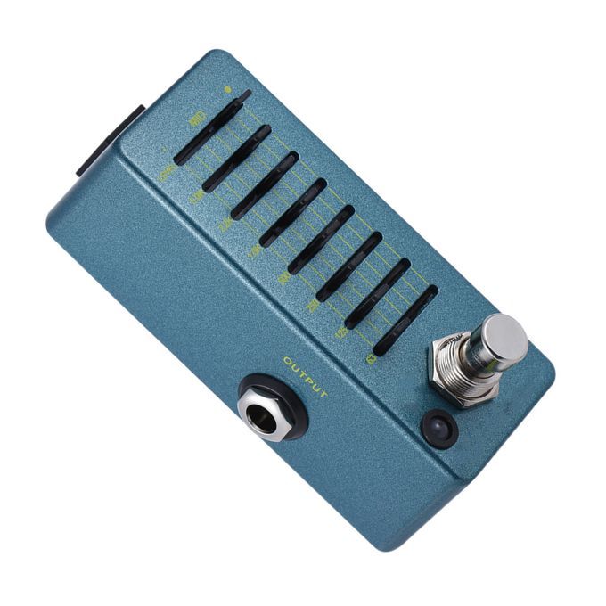 EQ7 Mini Guitar Equalizer Effect Pedal 7-Band EQ Aluminum