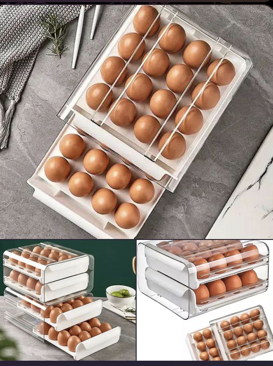 Double Layer Egg Contain