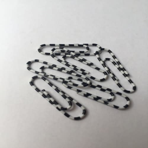 Paper Clips Holders -Black &White -100 Pieces