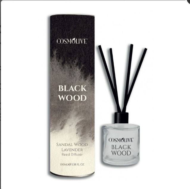 Cosmolive Black Wood Lavender Diffuser 100ML + 300ML REFILL