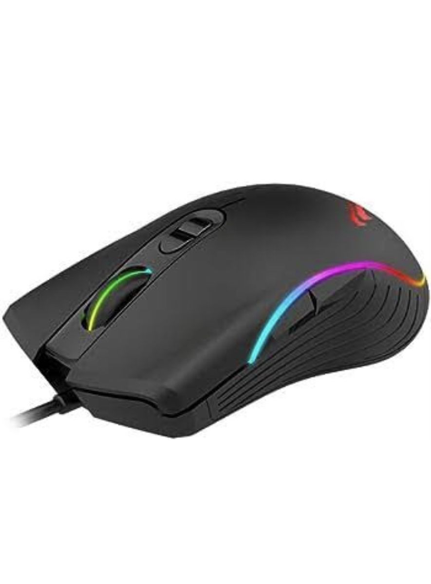 Ms1006 RGB  Wired Gaming Mouse - Black