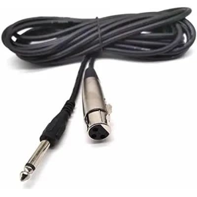 Microphone Cable 6.35mm Jack Male To XLR Female