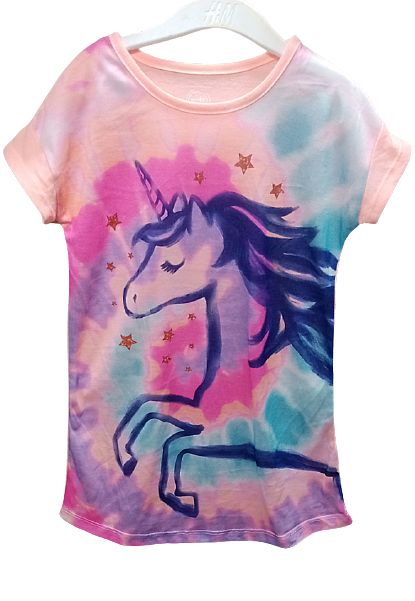 Unicorn Characters Night Gown For Girls