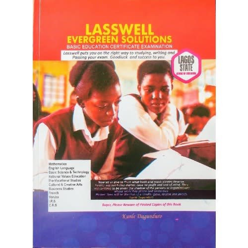 Lasswell Evergreen Solutions - BECE - JSCE - Lagos State-  2017-2021 - Past Questions