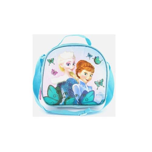 Frozen Print Lunch Bag - 21 H X 22 L X 8 W Cm - Turquoise
