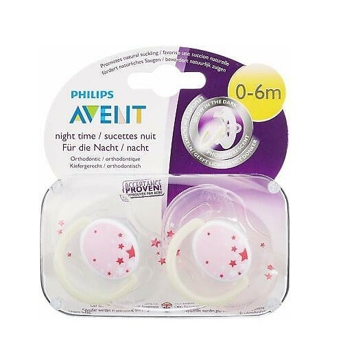 Night Time Soothers 0-6m Girl