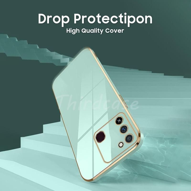 Shockproof Plating Phone Case for Tecno Spark 4 Pro