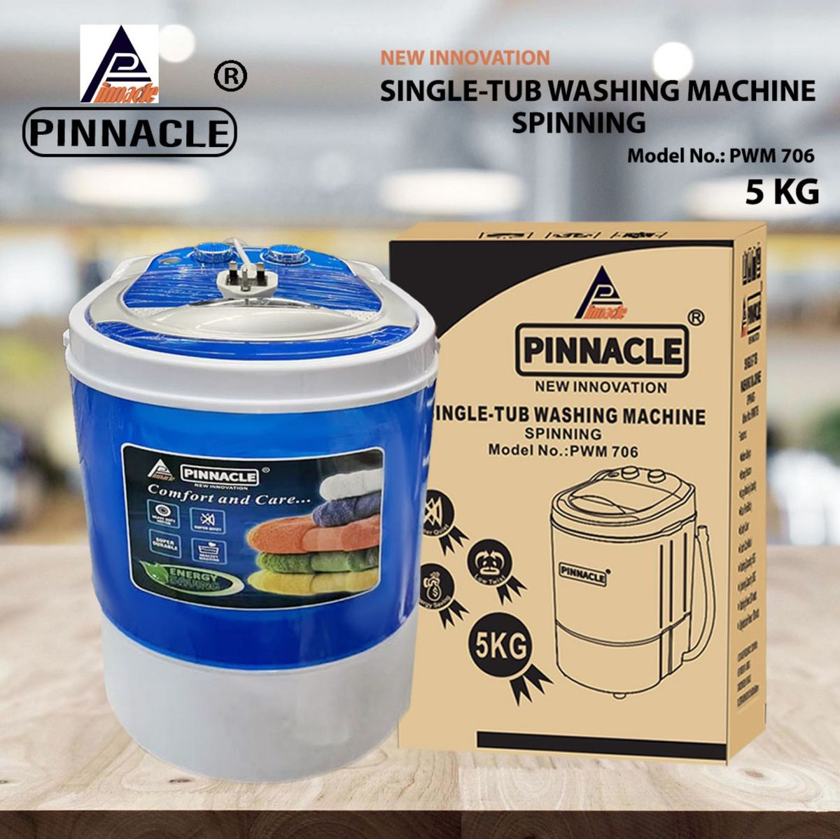 5kg Washing Machine With Spin Dryer