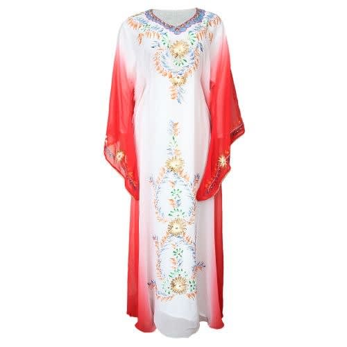 Multicolored Dress - Red