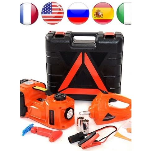 Car Automatic 5 Ton Jack With Tyre Inflator And Wrench