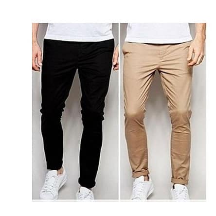 2-in-1 Bundle Men's Chinos Trouser - Black