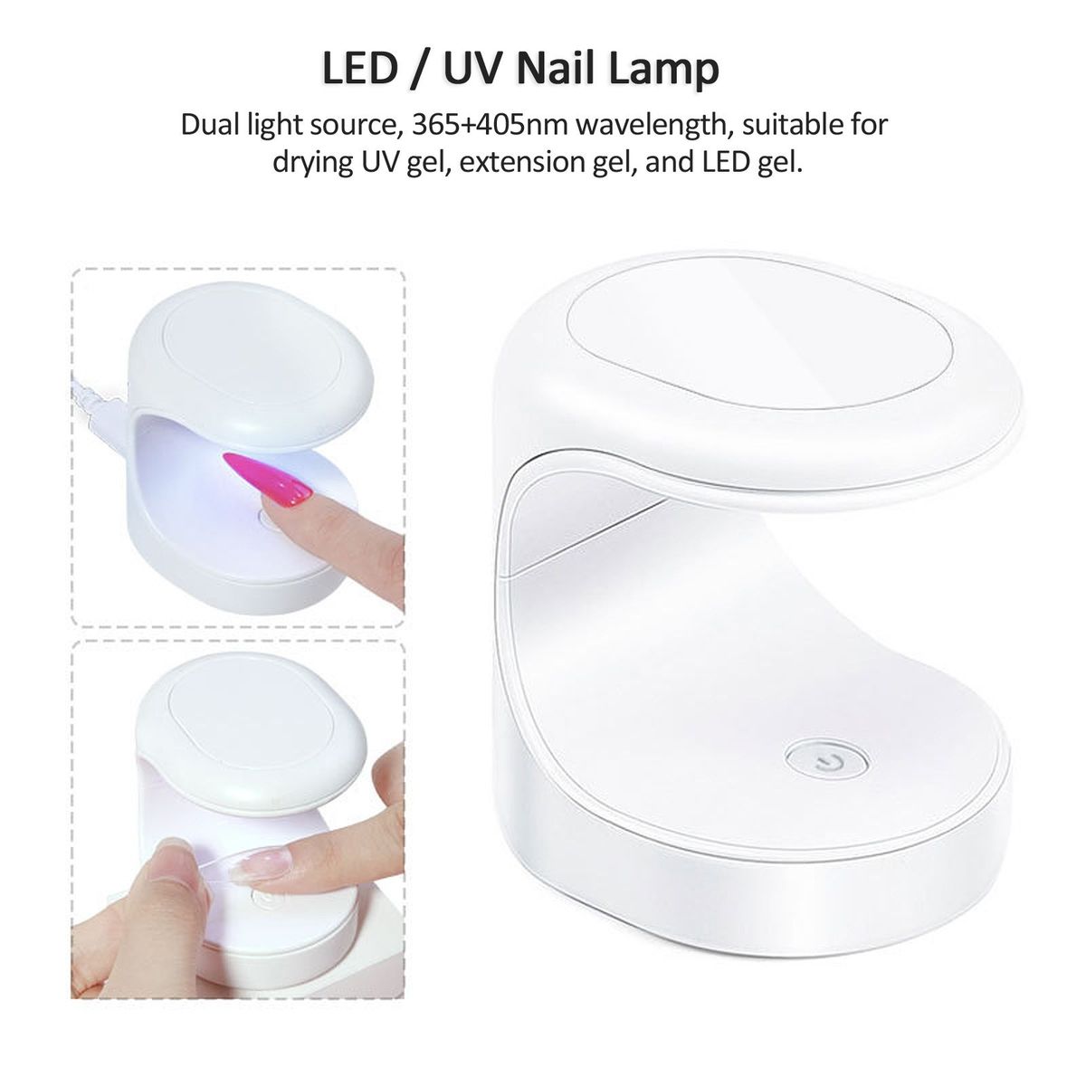 Mini UV LED Nail Lamp Polish Nail Dryer UV Curing Lamp USB Nail UV Light LED Therapy Light Nail Art Tools