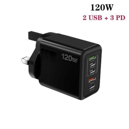 Wall Chargers For Charging Phones-black 5 In1 120w