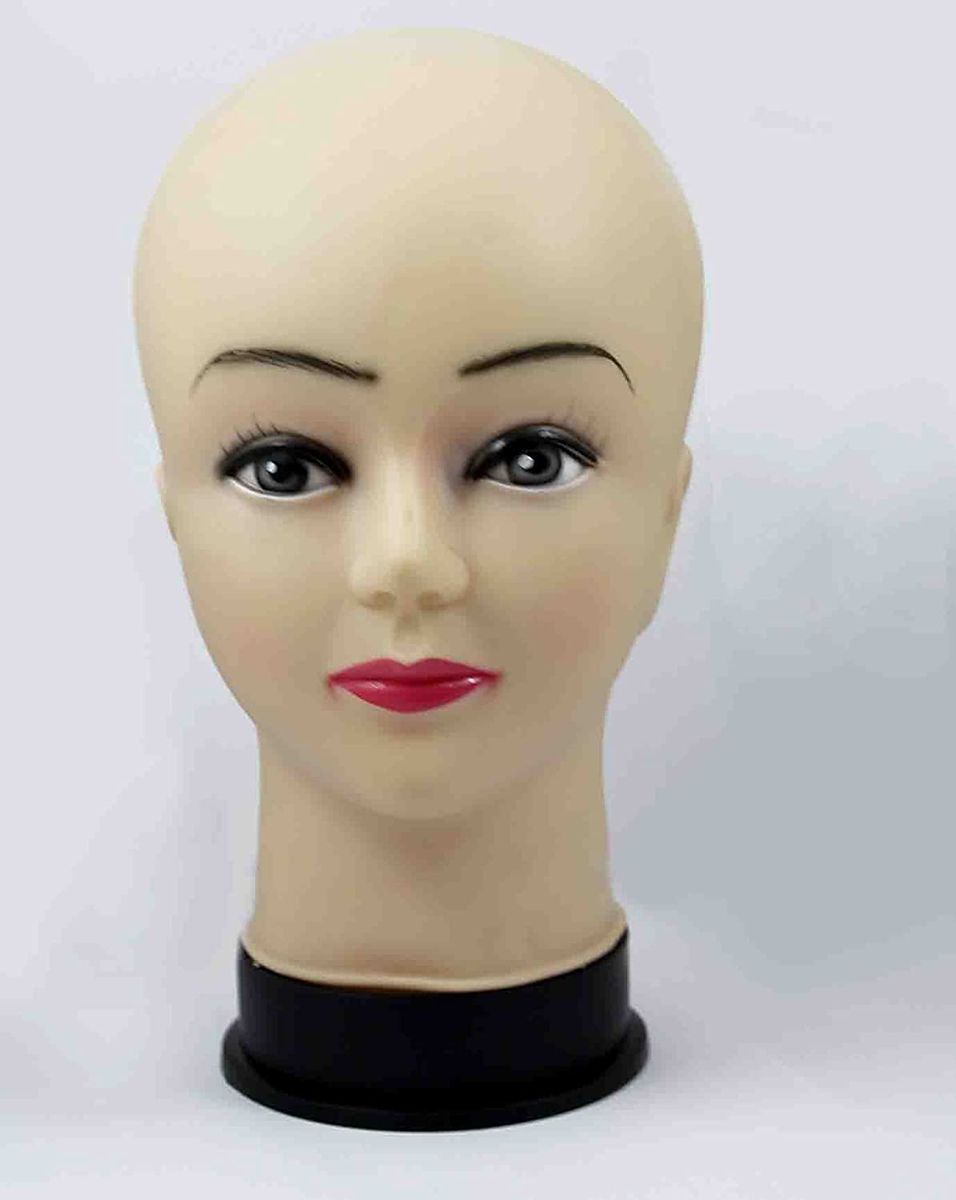 Plastic Female Head Display Mannequin