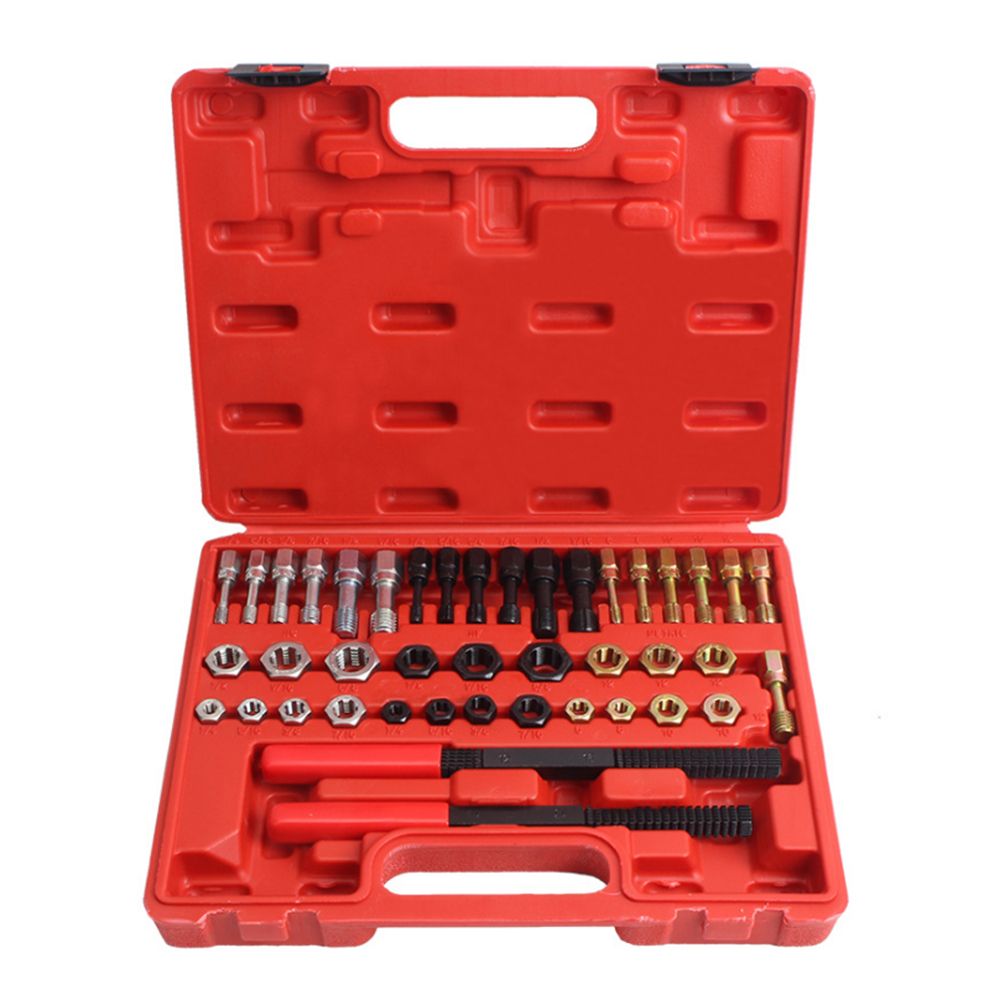 42Pcs Rethread Reapir Tools Kit Metric File Thread File