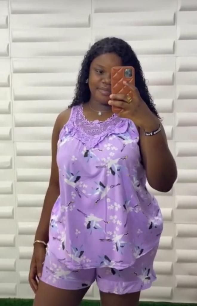 Ladies Nightwear- Top And Short