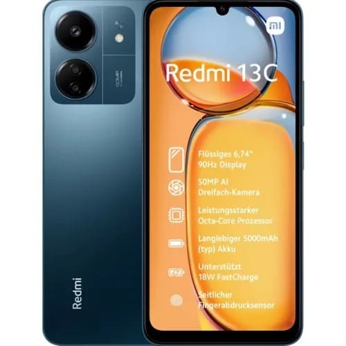 Redmi 13c - 6.74" - 8GB RAM - 256GB ROM - 5000mAh - 4g Lte - Blue
