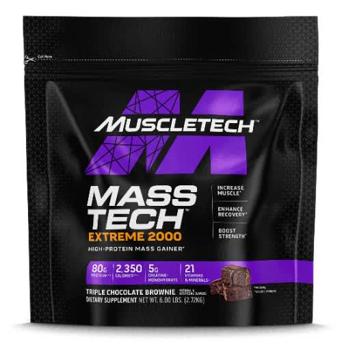 Muscletech Masstech Extreme 2000 High Protein Food For Weight Gainer 2.72kg