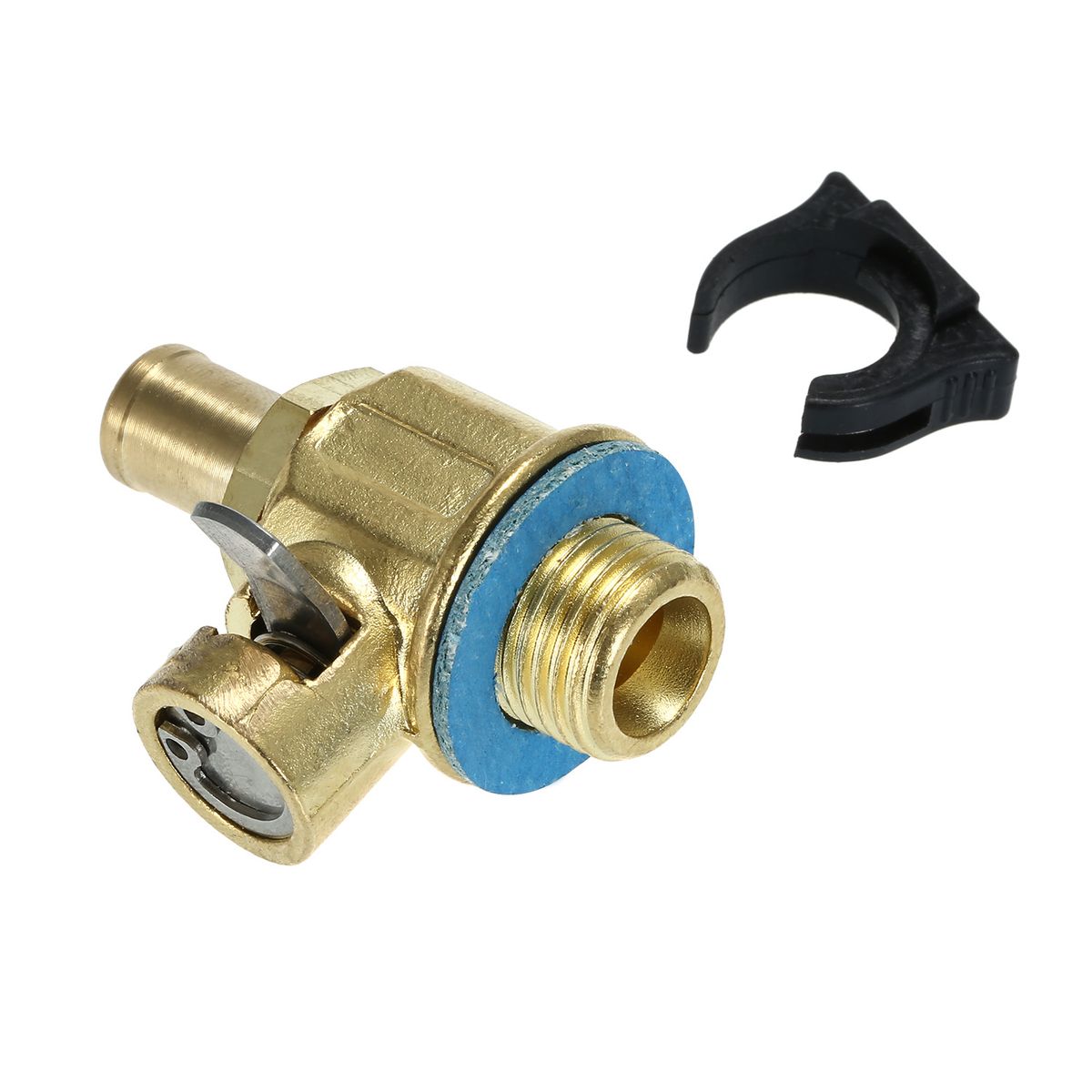 Engine Oil Drain Valve With Lever Clip M16-1.5 Long Nipple