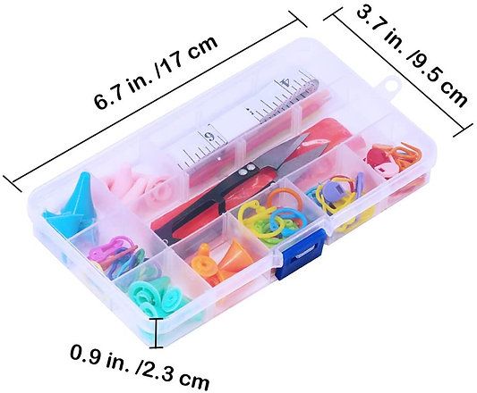 94-Piece Knitting Accessories, Multicolor- Exquiss